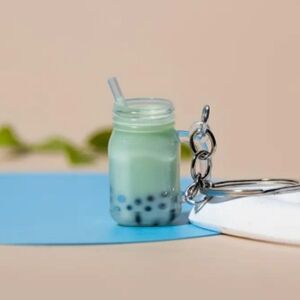 Cute Bubble Milk Tea Keychain